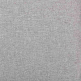 ZNTS Linen-Look Blackout Curtain with Hooks Grey 290x245 cm 321175