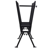 Black Powder-Coated Saw Horse for Woodworking 141334
