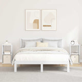 Bedside Table 2 pcs White 30.5 x 27 x 59.5 cm Engineered Wood 8000613