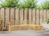 Outdoor Sofa Set 4 pcs White 189.5 x 122.5 x 73 cm 3391619