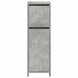 3 Piece Bathroom Furniture Set Concrete Grey Engineered Wood 3324852