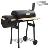 Outdoor Grill 103 x 60 x 113 cm Steel Black 3443025