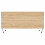 Coffee Table Sonoma Oak 90x44.5x45 cm Engineered Wood 830975