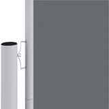 Retractable Side Awning Anthracite 117x1200 cm 318056