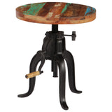 Side Table 45x cm Solid Reclaimed Wood and Cast Iron 247588