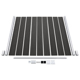 Fence Panel WPC 180x186 cm Black 148972