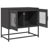 ZNTS TV Cabinet Black 68x39x60.5 cm Cold-rolled Steel 853332