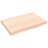 Bathroom Countertop 60x40x cm Untreated Solid Wood 3156009