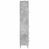 Cabinet Set 2 pcs Concrete Grey 66 x 34.5 x 90 cm 3416883