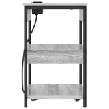 Bedside Cabinet Grey Sonoma 41 x 31 x 51 cm Engineered Wood 859541