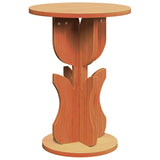 Coffee Table Wax Brown 39.5 x 39.5 x 53.5 cm Solid pine wood 873558
