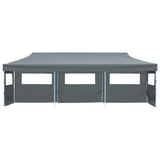 Folding Pop-up Party Tent with 5 Sidewalls 870x291x315 cm Anthracite 44981