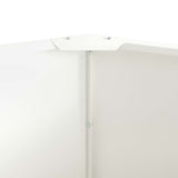 Planter White 60 x 60 x 50 cm Steel 883760