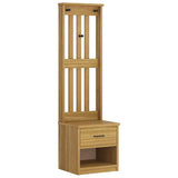 Hall Tree SANDNES 45x40x159.5 cm Solid Wood Pine 4010482