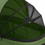 2-Layers Folding Dog Stroller Green 83x48x97 cm Oxford Fabric 172207