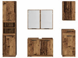 Bathroom Furniture Set 5 pcs Old Wood Engineered Wood 3415661