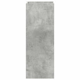 Plant Stand 2 pcs Concrete Grey 30 x 30 x 80 cm Engineered Wood 899585