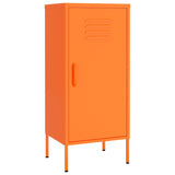 ZNTS Storage Cabinet Orange 42.5x35x101.5 cm Steel 336192