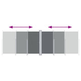 Retractable Side Awning Anthracite 220x600 cm 318014