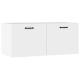 Wall Cabinet White 80x36.5x35 cm Engineered Wood 812933