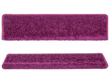 Stair Mats 15 pcs 65x21x4 cm Violet Rectangular Edge 134580