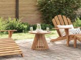 Side Table Brown 50 x 50 x 49.5 cm Solid Teak Wood 42006348
