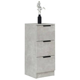 Sideboards 2 pcs Concrete Grey 30x30x70 cm Engineered Wood 811160