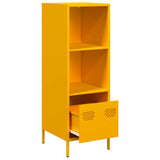 Highboard Mustard Yellow 35x39x103.5 cm Steel 851379