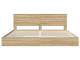 Storage Bed with Drawer Sonoma Oak 180 x 200 cm Engineered Wood 3409526