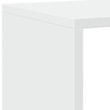 Book Cabinet White 137.5x29x137.5 cm Engineered Wood 3310289