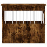 Dog Crate Furniture Smoked Oak 55x80x68 cm Engineered Wood 838327