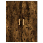 Wall Mounted Cabinets 2 pcs Smoked Oak Engineered Wood 3197878