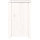 Bedside Cabinets 2 pcs White 40x35x55 cm Solid Wood Pine 820959