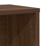 Bookcase Brown Oak 60x24x101.5 cm Engineered Wood 860397