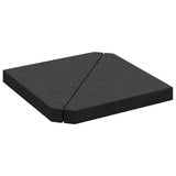 Umbrella Weight Plates 2 pcs Black Granite Triangular 14 kg 4100003