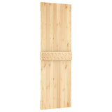 Sliding Door with Hardware Set 70x210 cm Solid Wood Pine 3202986