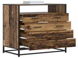 Drawer Cabinet 4-Drawer Old wood 70 x 41 x 83.5 cm 8010312