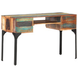 ZNTS Desk 118x48x75 cm Solid Reclaimed Wood 320665