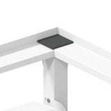 Washing Machine Pedestal with Pull-Out Shelf White 50449