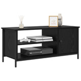 TV Cabinet Black Oak 100 x 40 x 45 cm Engineered Wood 879479