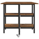 Dinning Table 122 x 80 x 76.5 cm Engineered Wood Old Wood 8006041