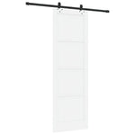 Sliding Door Manual White and black 78 x 232 cm 3333503