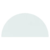 Fireplace Glass Plate Half Round 1000x500 mm 324117