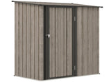 5ft x 3ft Metal Garden Storage Shed, Outdoor Tool Shed with Sloped Roof, Lockable Door for Tools, T3398P318726