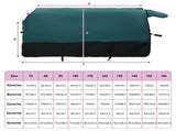 Horse Blanket Dark Green and Black 125 cm Polyester 42013072