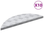 ZNTS Aluminum Stair Treads 10 pcs Anti-Slip 60x18 cm 4104230
