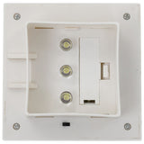 Outdoor Solar Lamps 6 pcs LED Square 12 cm White 44469