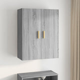 Hanging Wall Cabinet Grey Sonoma 69.5x34x90 cm 817382