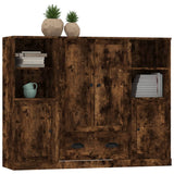 Highboards 3 pcs Smoked Oak Engineered Wood 3185324