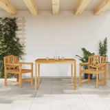 3 Piece Garden Dining Set Solid Wood Teak 3157925